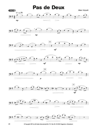 20 Dances - Euphonium Clé de Fa - Allen Vizzutti - Partition - Tuba